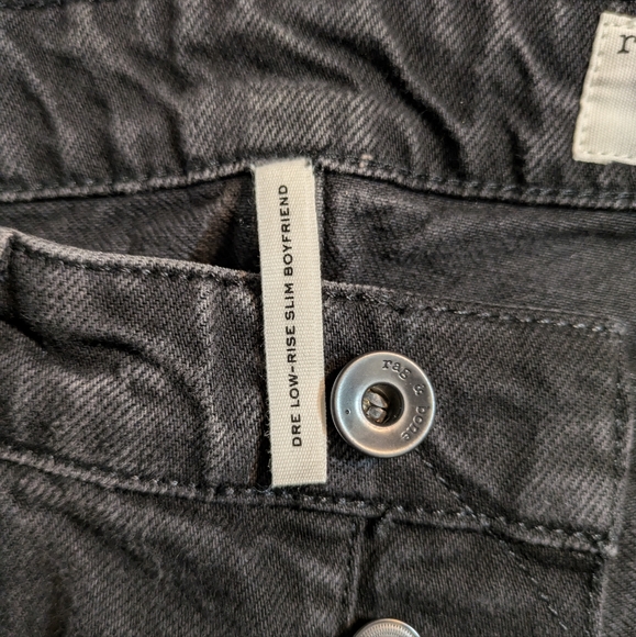 Rag & Bone black Frayed Jeans - Picture 5 of 15